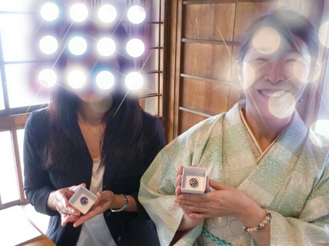 松庵文庫さんでのグルーデコ帯留めレッスンレポ2